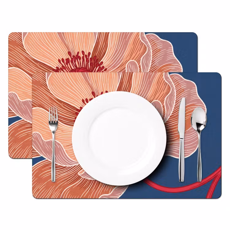 Set de table - Fleurs - Moderne - Abstrait — 2