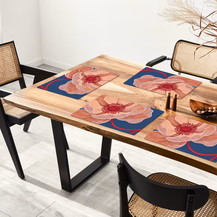 Set de table - Fleurs - Moderne - Abstrait — 3