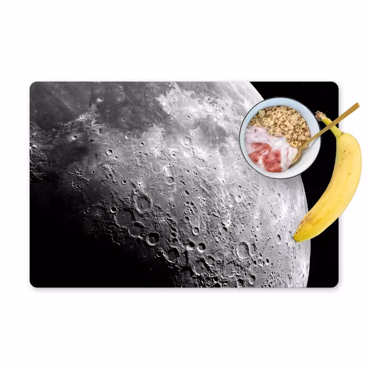 Set de table - Lune - Cratères - Espace — 1