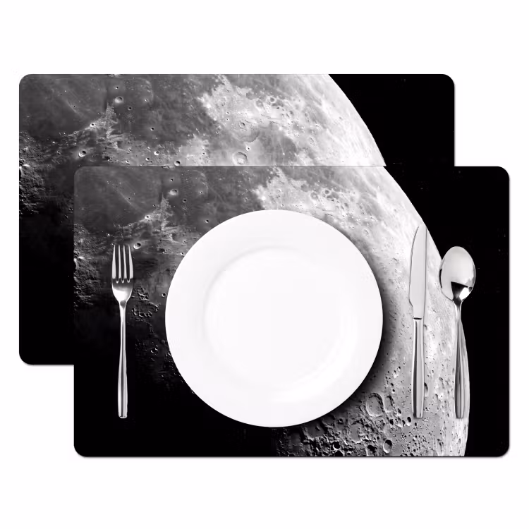 Set de table - Lune - Cratères - Espace — 2