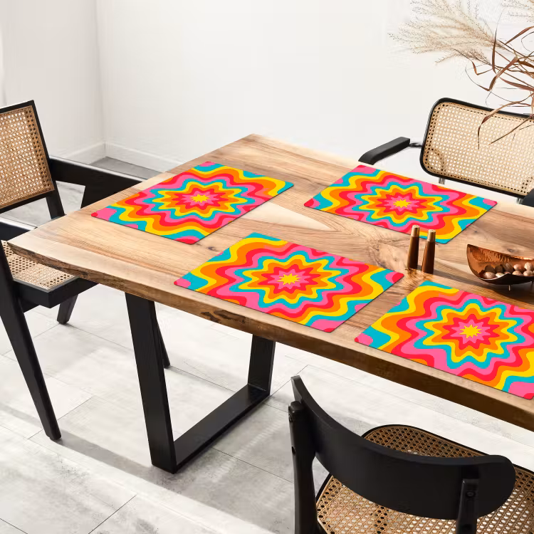 Set de table - Motif - Ondulé - Coloré — 3