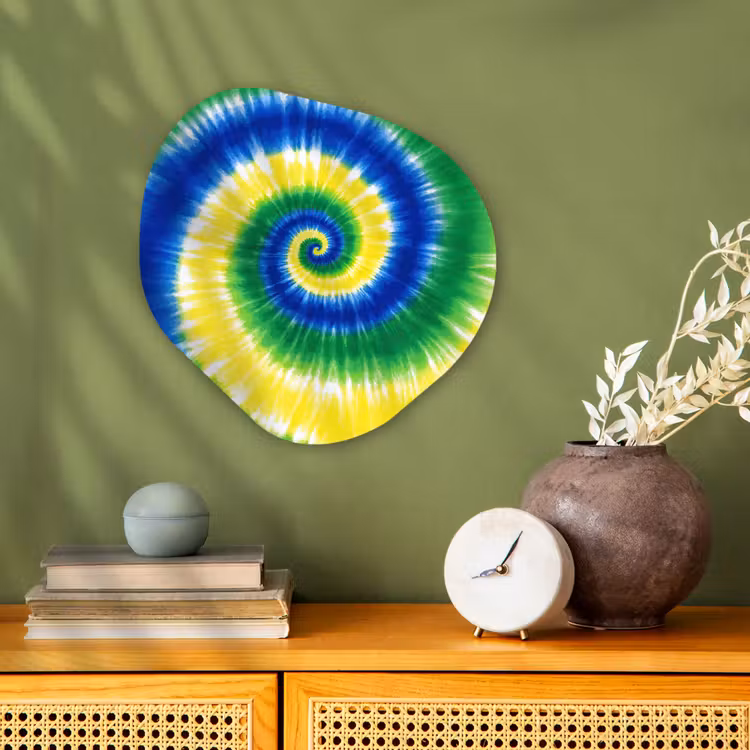 Forme organique - Forex - Spirale - Verte - Rotative — 2