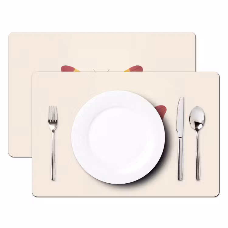 Set de table - Papillon - Illustration - Rose — 2