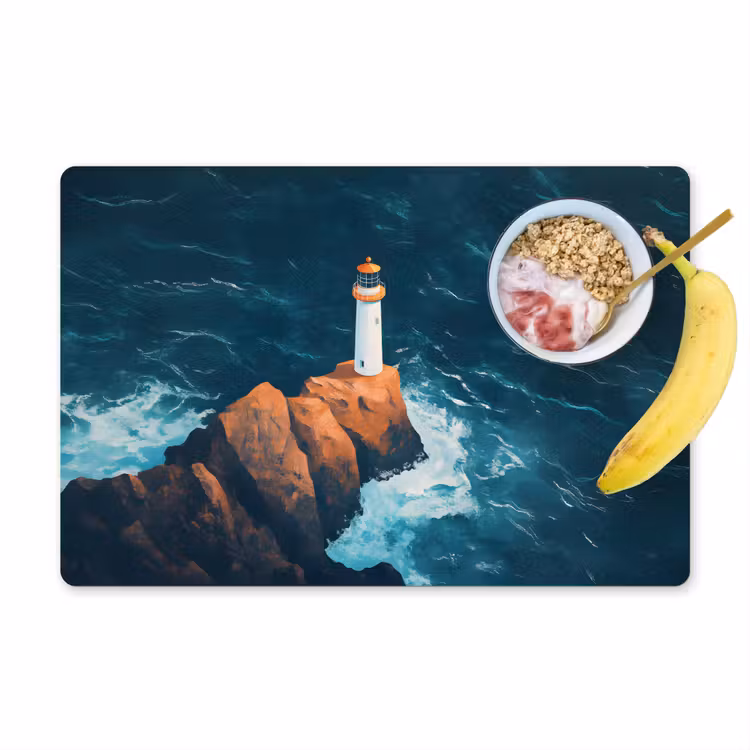 Set de table - Phare - Rocher - Mer - Vagues — 1