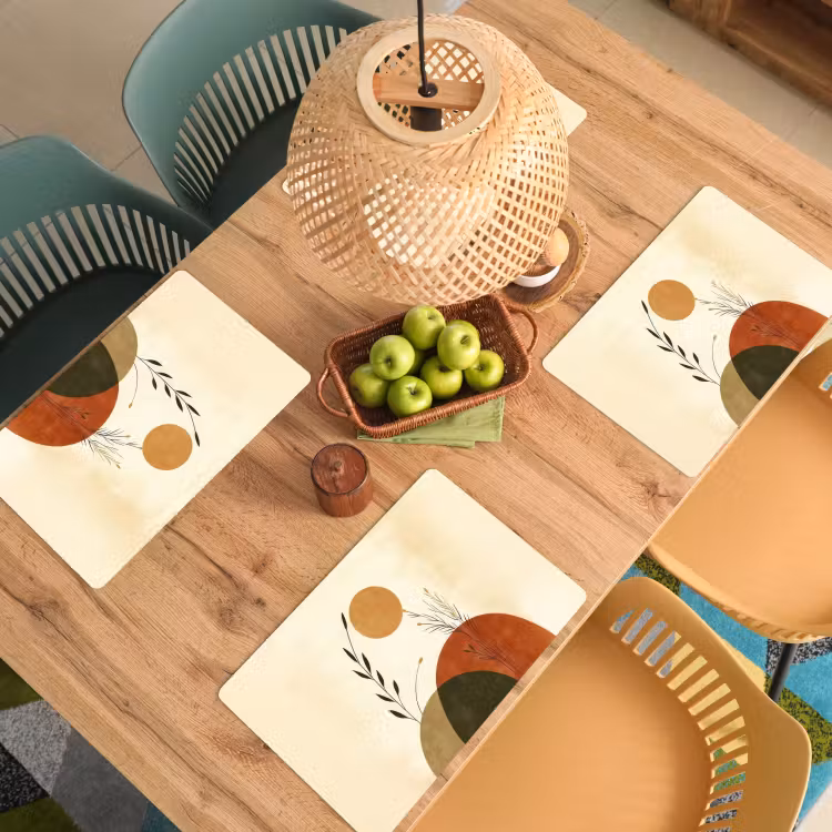 Set de table - Plantes - Abstrait - Formes — 4