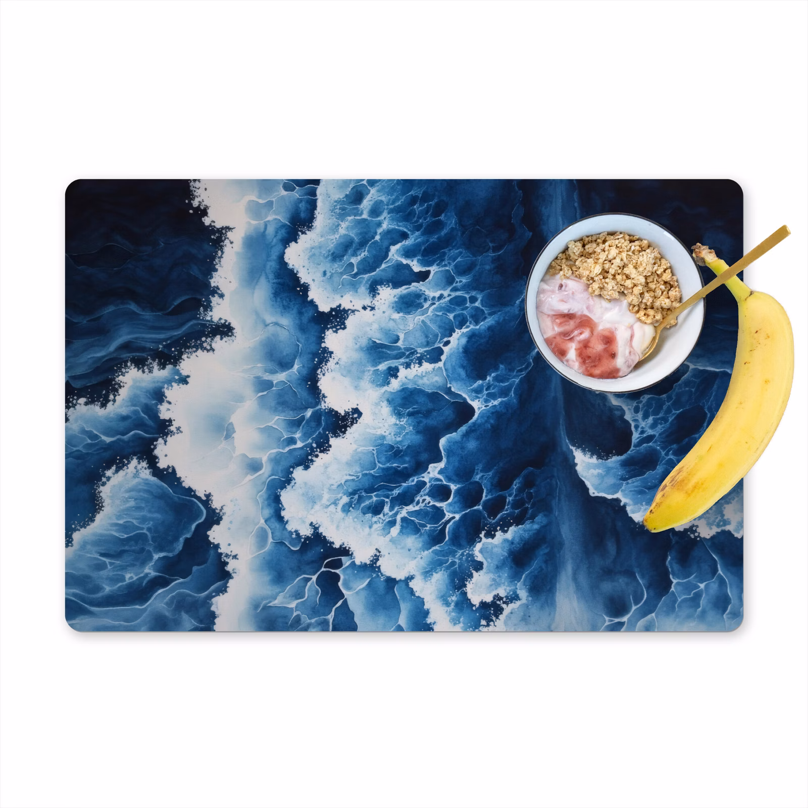 Set de table - Vagues - Bleu - Mousse — 1