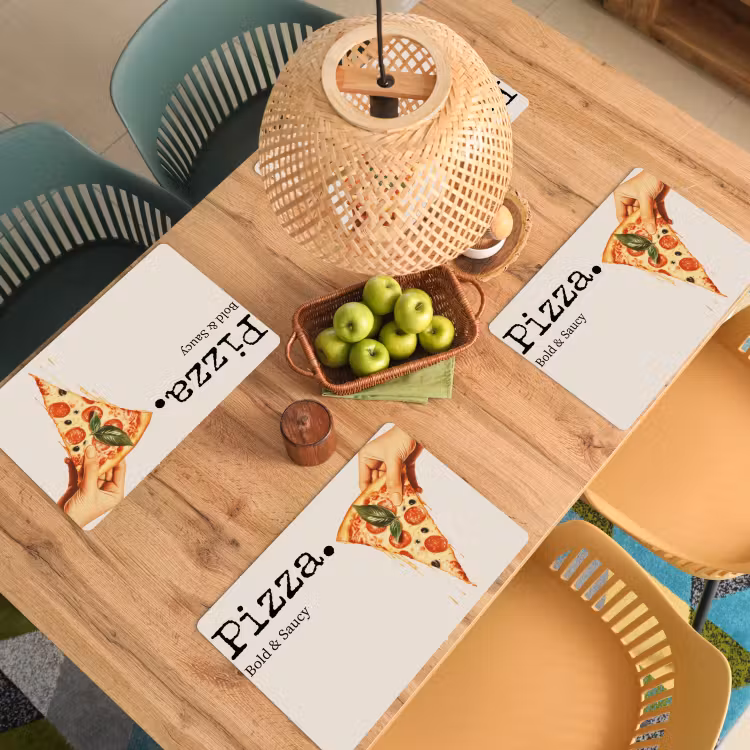 Set de table - Pizza - Fromage - Pepperoni — 4