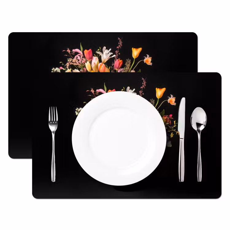 Set de table - Vase - Fleurs - Tulipes — 2