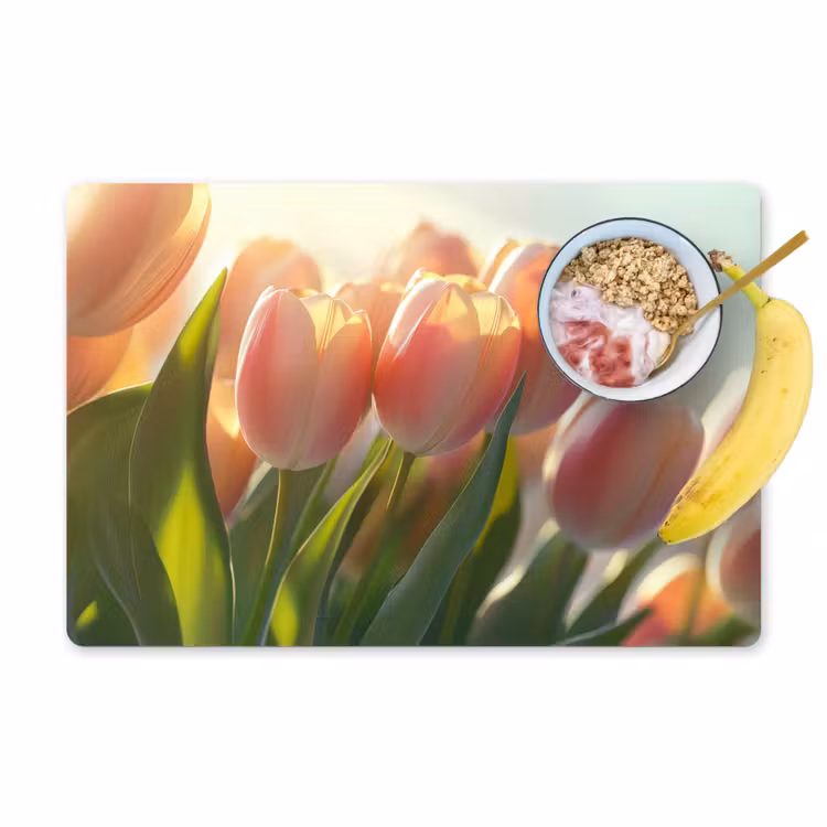 Set de table - Tulipes - Rose - Sunbeams — 1