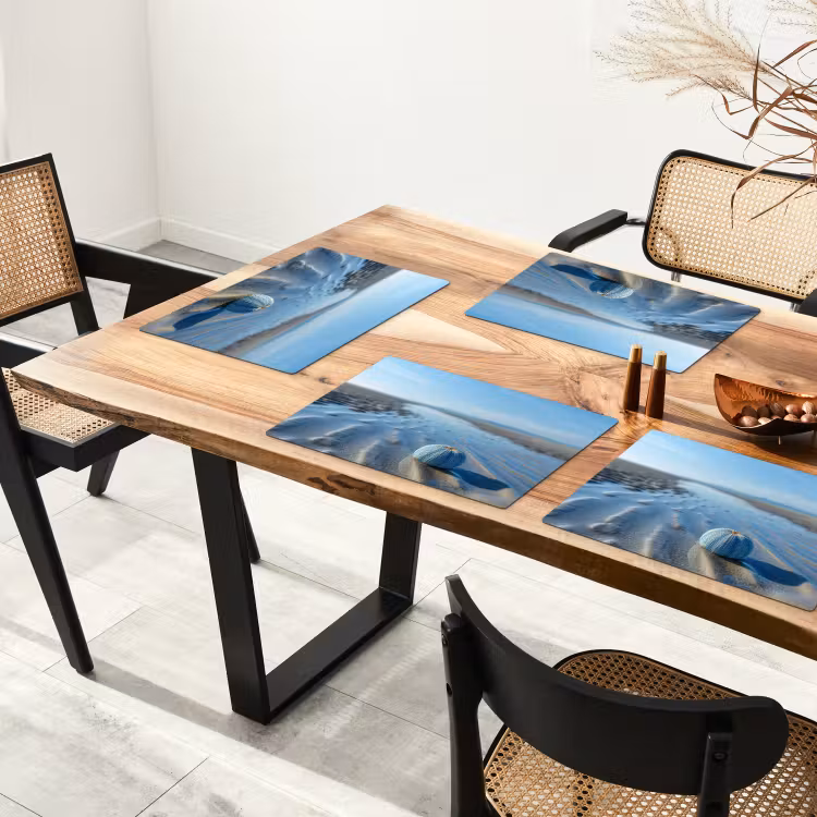 Set de table - Plage - Bouclier - Eau - Bleu — 3
