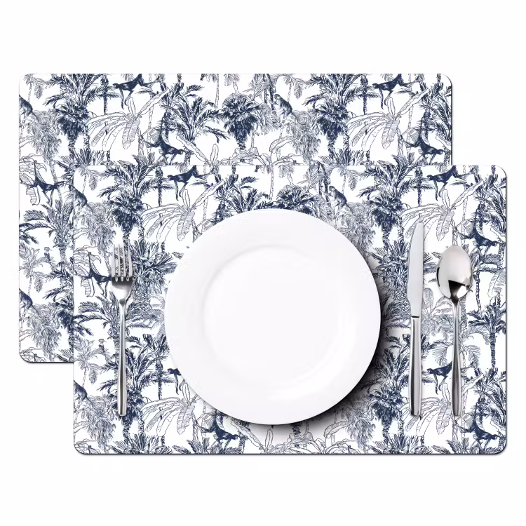 Set de table - Singe - Jungle - Bleu — 2