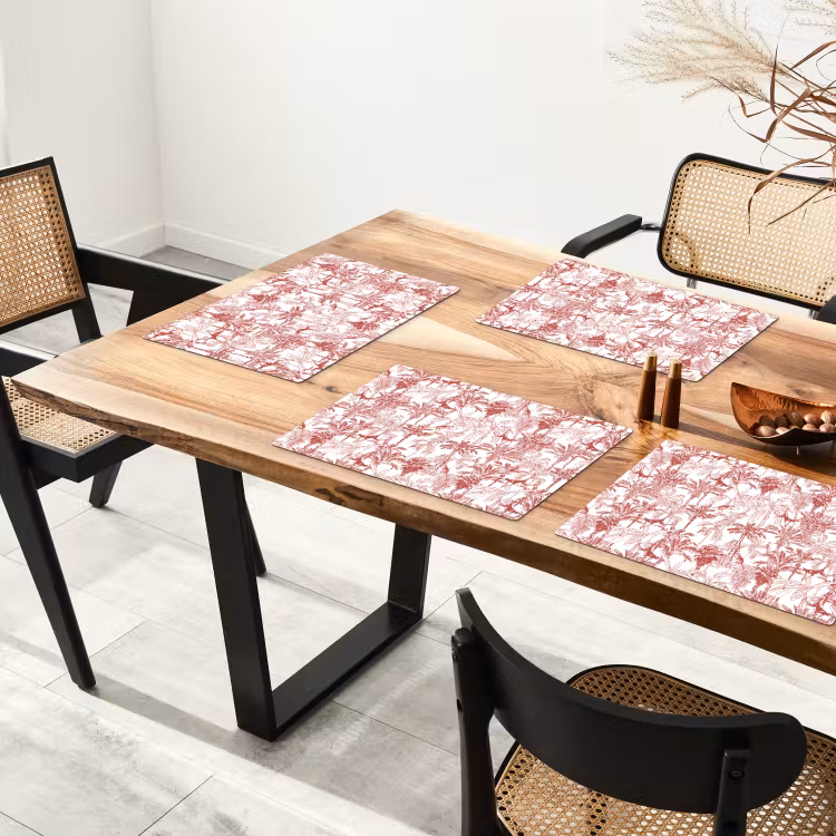 Set de table - Singe - jungle - rouge — 3