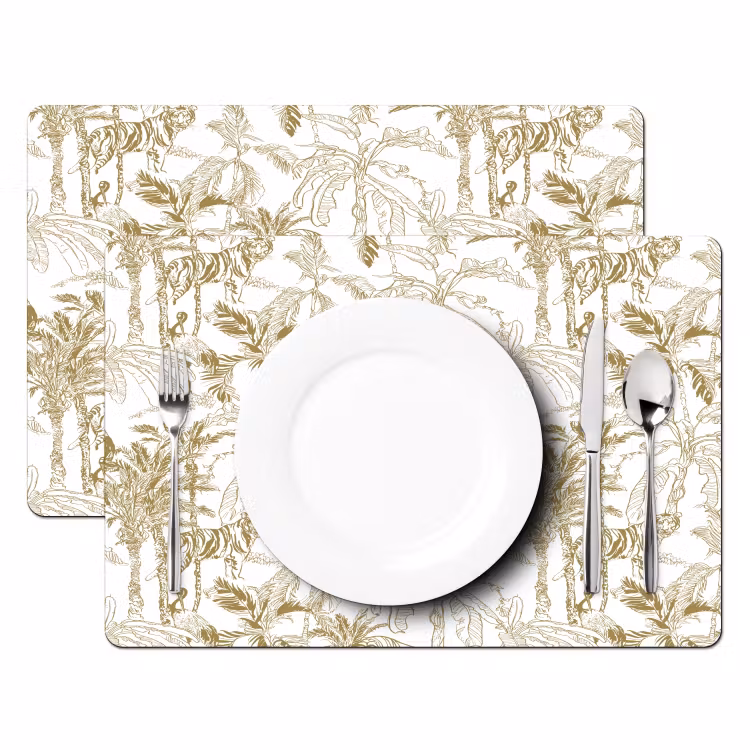 Set de table - Tigre - jungle - Beige — 2