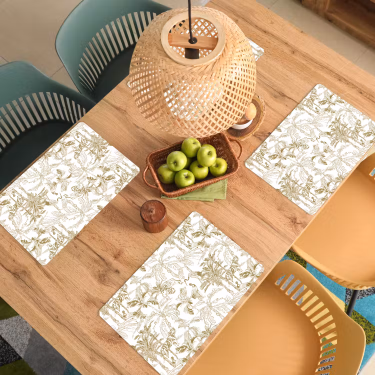 Set de table - Tigre - jungle - Beige — 4