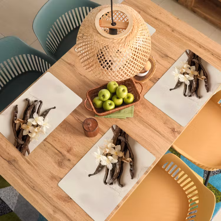 Set de table - Vanille - Floral - Beige — 4