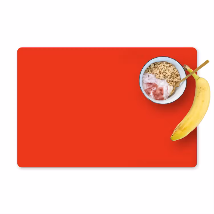 Set de table - Rouge - Couleur - Solide — 1
