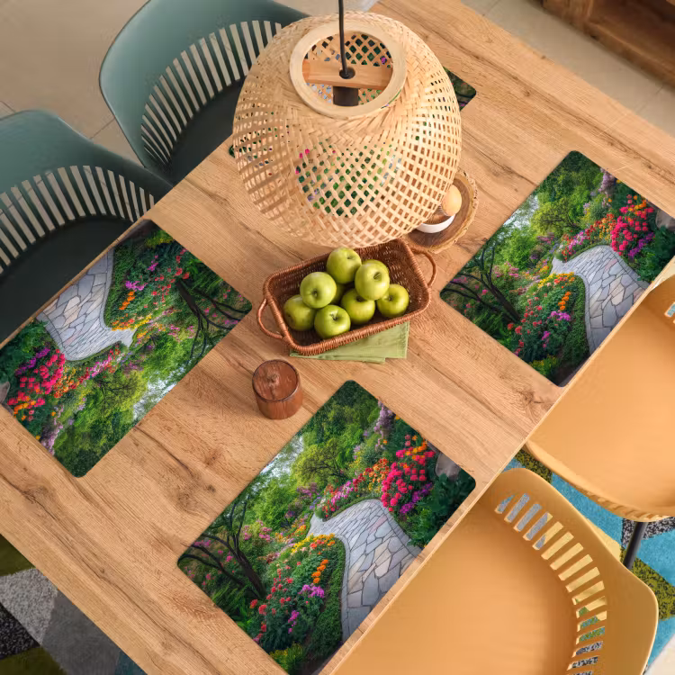 Set de table - Parc - Fleurs - Jardin — 4