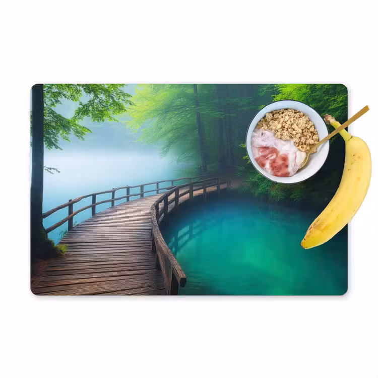 Set de table - Pont - Eau - Rivière - Forêt — 1