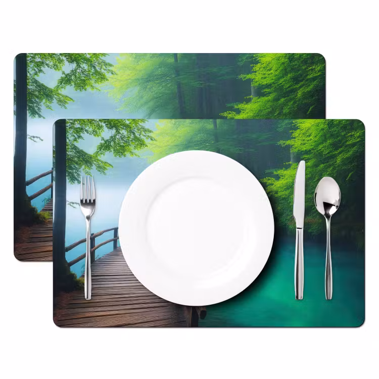 Set de table - Pont - Eau - Rivière - Forêt — 2