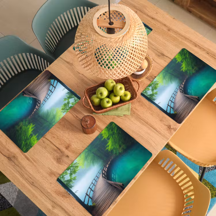 Set de table - Pont - Eau - Rivière - Forêt — 4