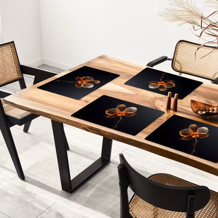 Set de table - Orchidée - Transparent - Fleur — 3