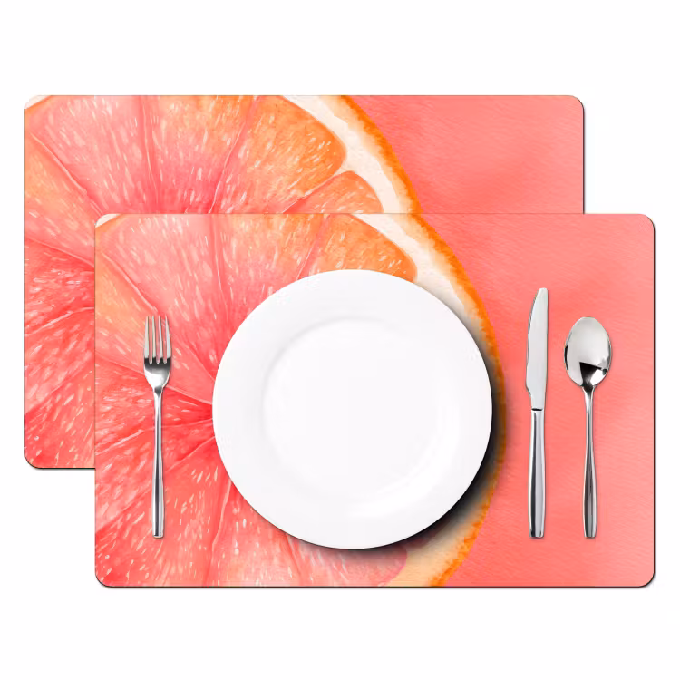 Set de table - Pamplemousse - Rose - Vif — 2