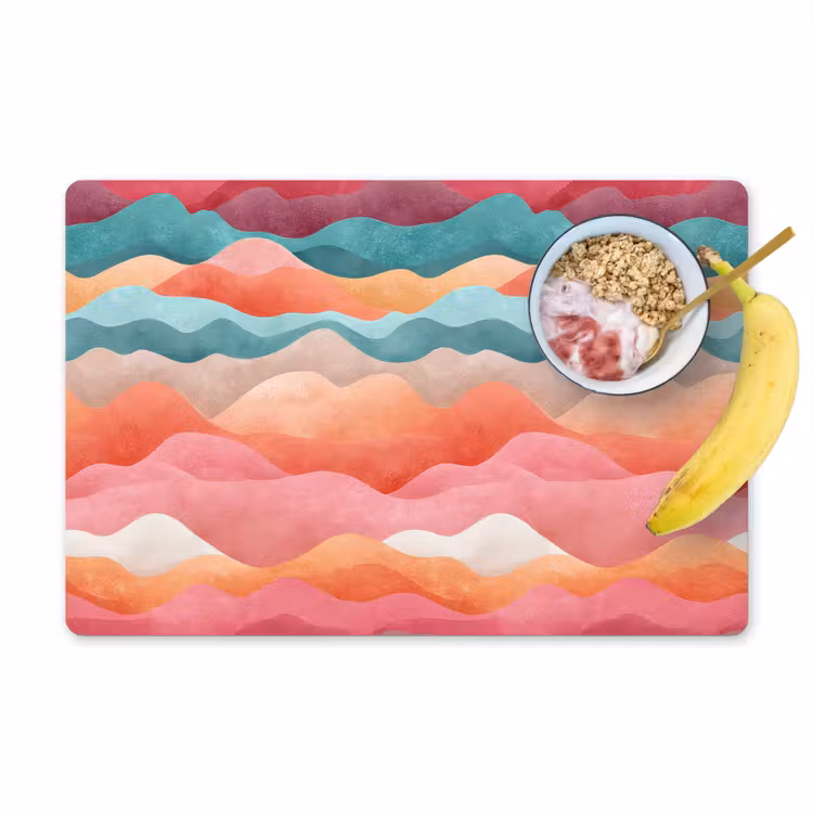 Set de table - Vagues - Colorées - Abstraites — 1