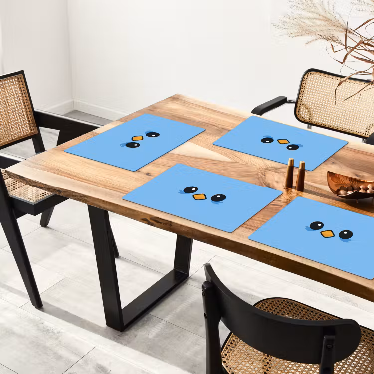 Set de table - Oiseau - Bleu - Simple — 3