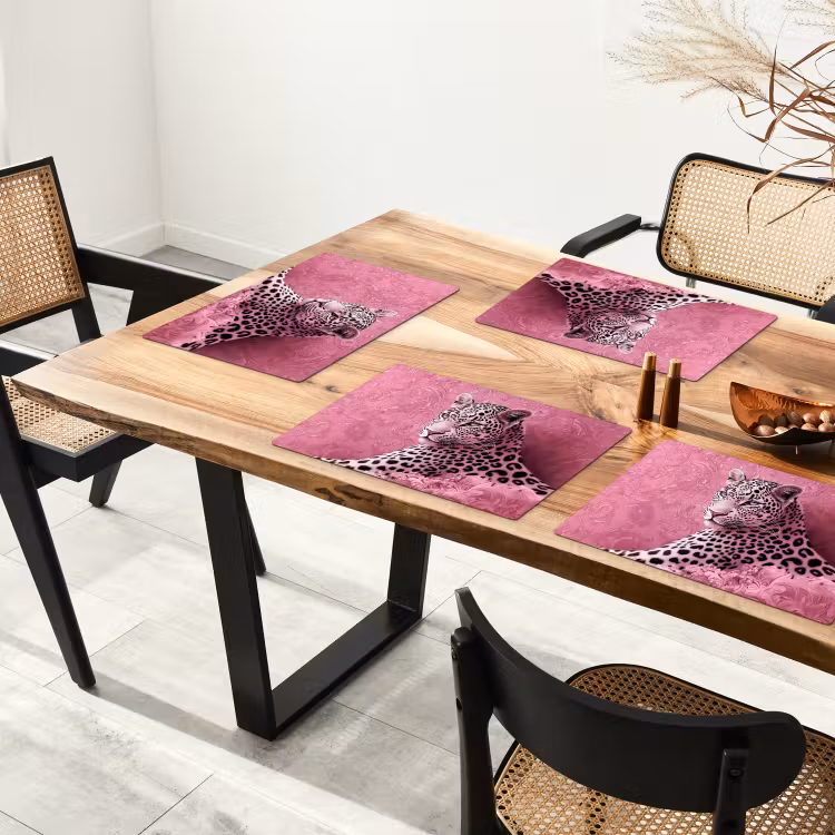 Set de table - Panthère - Deluxe - Rose — 3