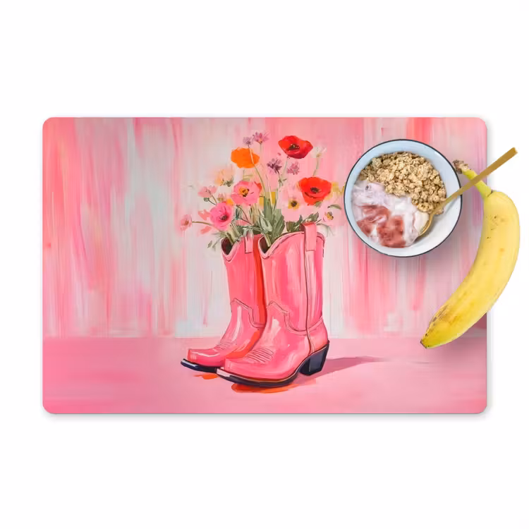 Set de table - Rose - Fleurs - Cowboy — 1
