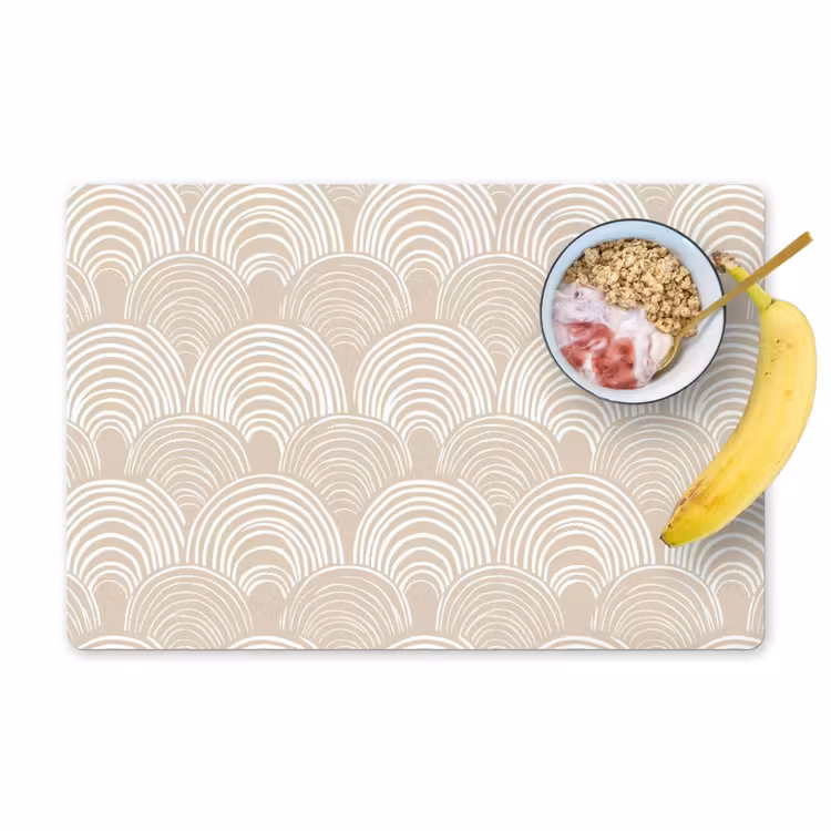 Set de table - Ondes - Texture - Beige — 1