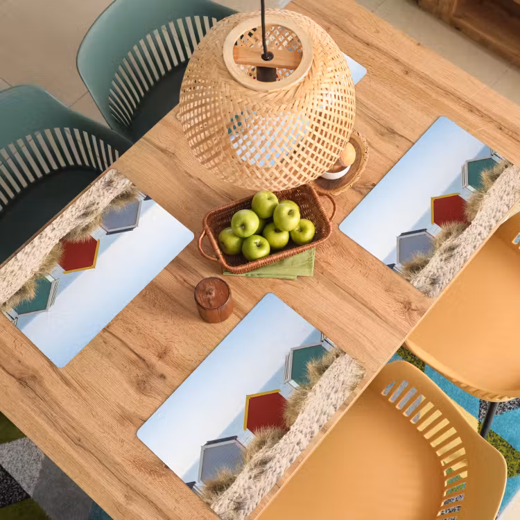 Set de table - Plage - Chalets - Coloré - Dunes — 4
