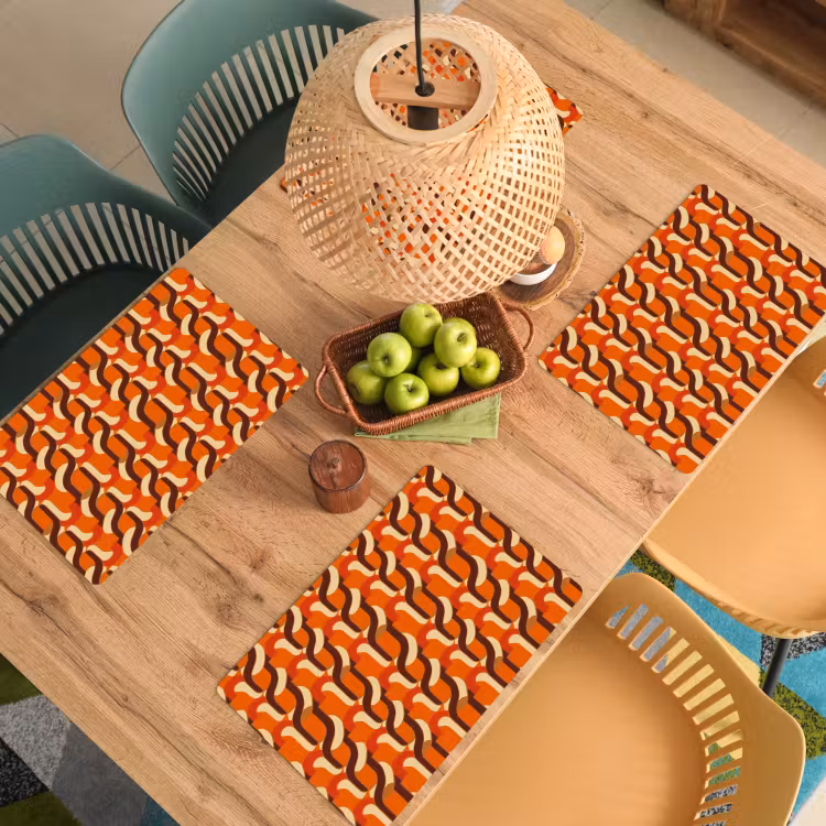 Set de table - Rétro - Moderne - Coloré — 4