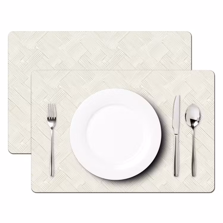 Set de table - Texture - Abstrait - Beige — 2