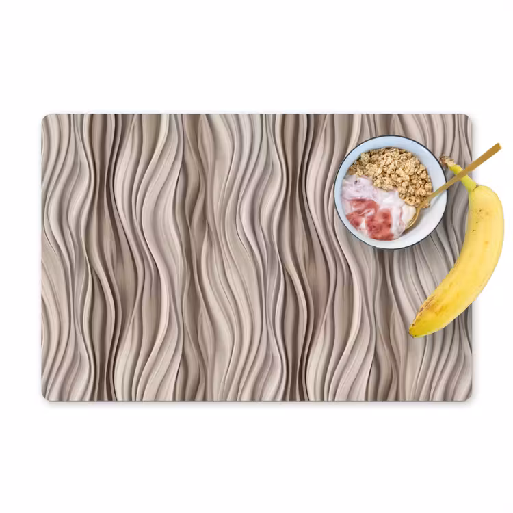 Set de table - Ondes - 3D - Crème — 1