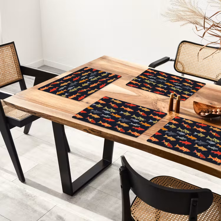 Set de table - Poisson - Motif - Coloré — 3