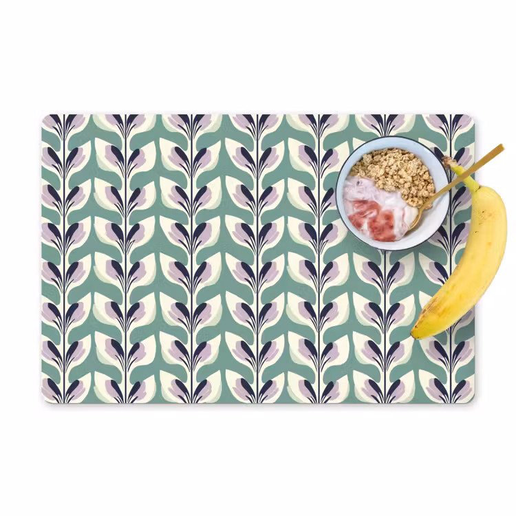 Set de table - Rétro - Moderne - Vert — 1