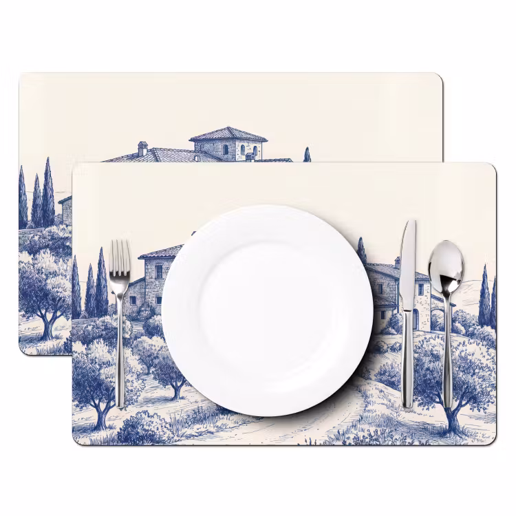 Set de table - Rustique - Domaine - Bleu — 2