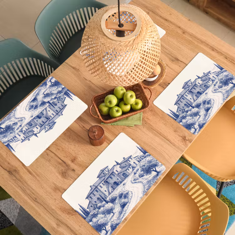 Set de table - Rustique - Domaine - Bleu — 4