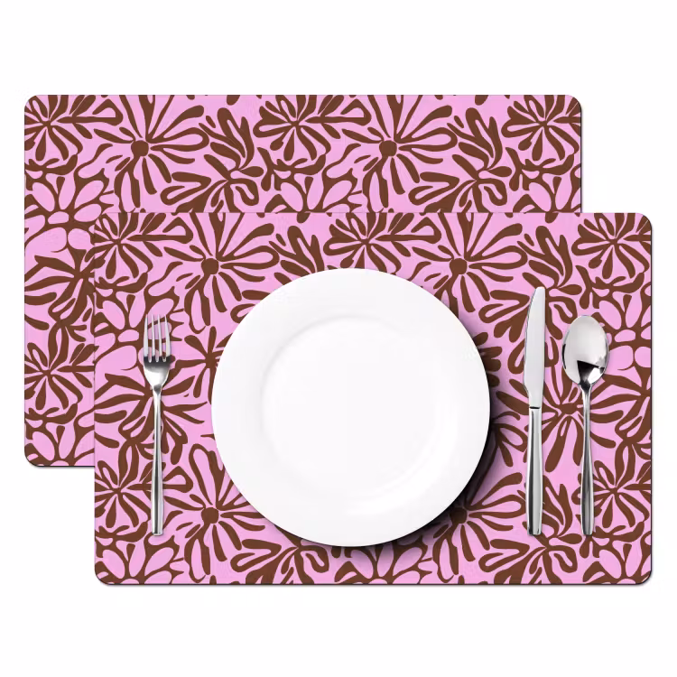 Set de table - Organic - Motif - Rose — 2