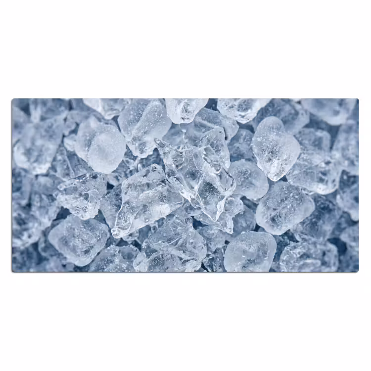 Sous main bureau - Glaçons - Eau - Bleu — 2
