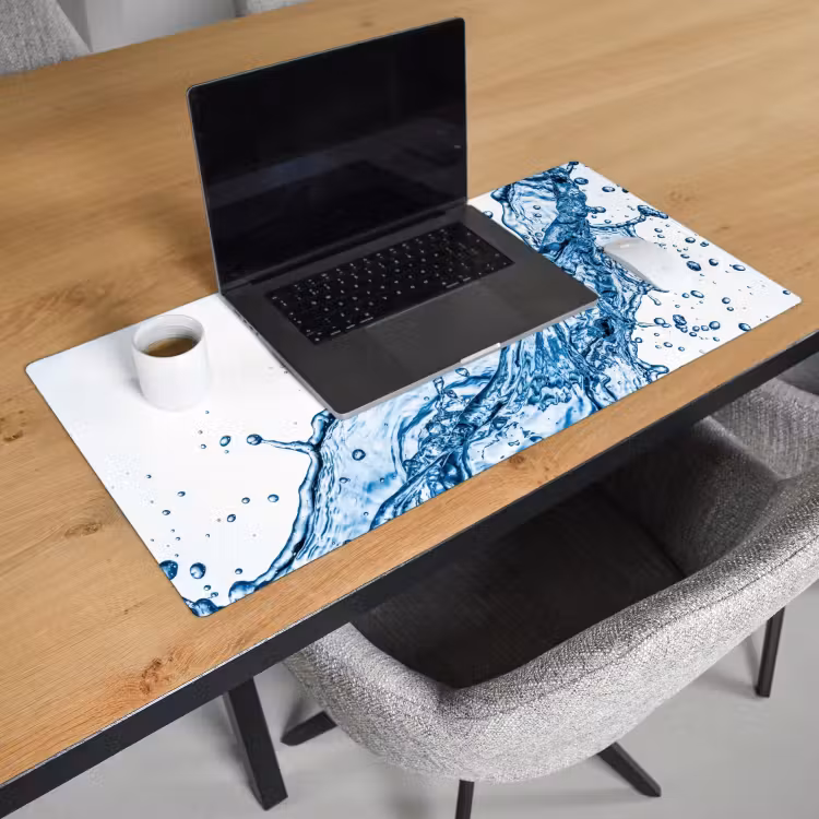 Sous main bureau - Spash - Eau - Bleu — 3