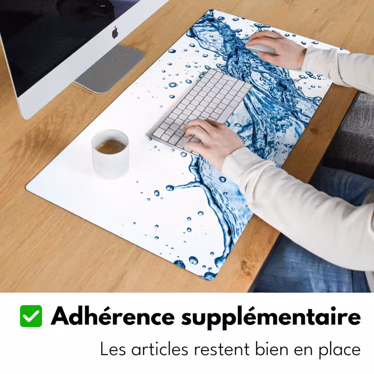 Sous main bureau - Spash - Eau - Bleu — 6