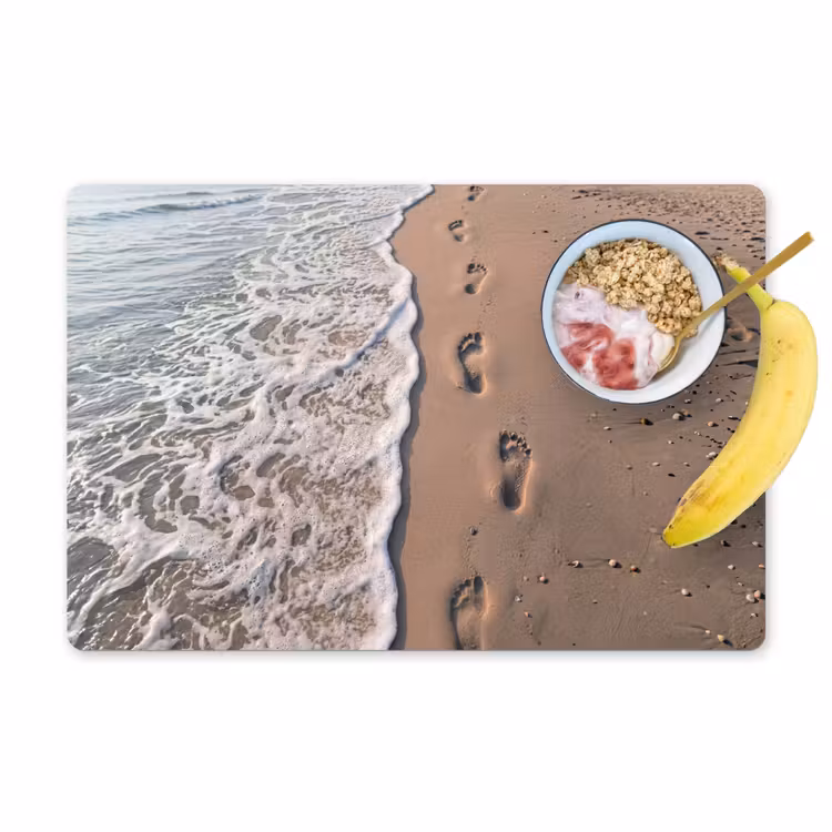 Set de table - Pas - Ligne de marée - Mer — 1