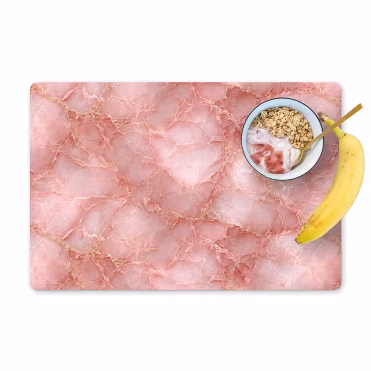Set de table - Rose - Quartz - Or - Marbre — 1