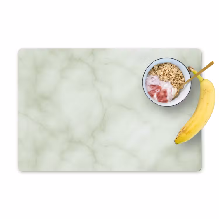 Set de table - Vert - Marbre - Veines — 1