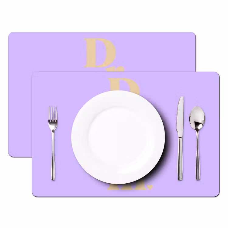 Set de table - Rêve - Violet - Typographique — 2