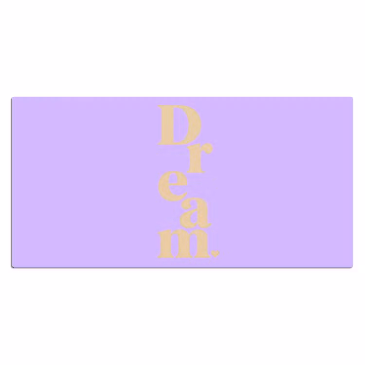Sous main bureau - Rêve - Violet - Typographique — 2