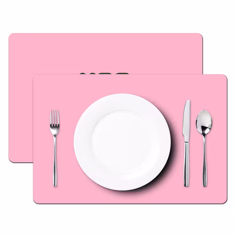 Set de table - Oui fun - Vert - Rose — 2