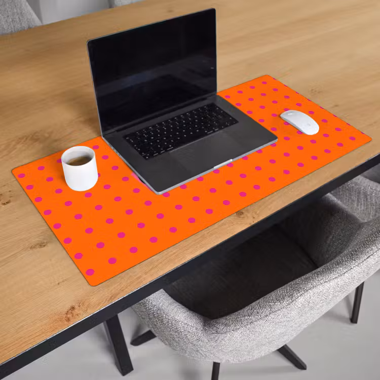 Sous main bureau - Cool - Dots - Orange — 3